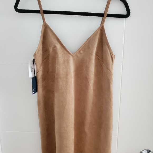 Aritzia | Wilfred Vivienne dress in camel, size XS - Picture 3 of 5